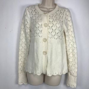 Juicy Couture Cream Cardigan Small